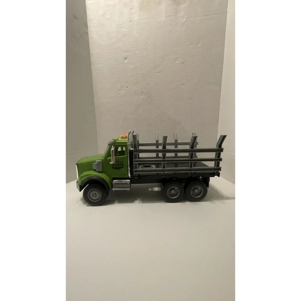 LIME GREEN & BLACK Freightliner  122SD  DBL-AXLE ROGUE Log TRUCK Mr Logging Serv